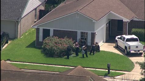 1 injured from shot fragments in East County; suspect barricaded inside home
